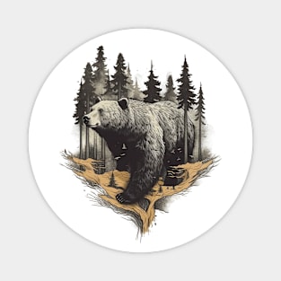 Forest bear Magnet